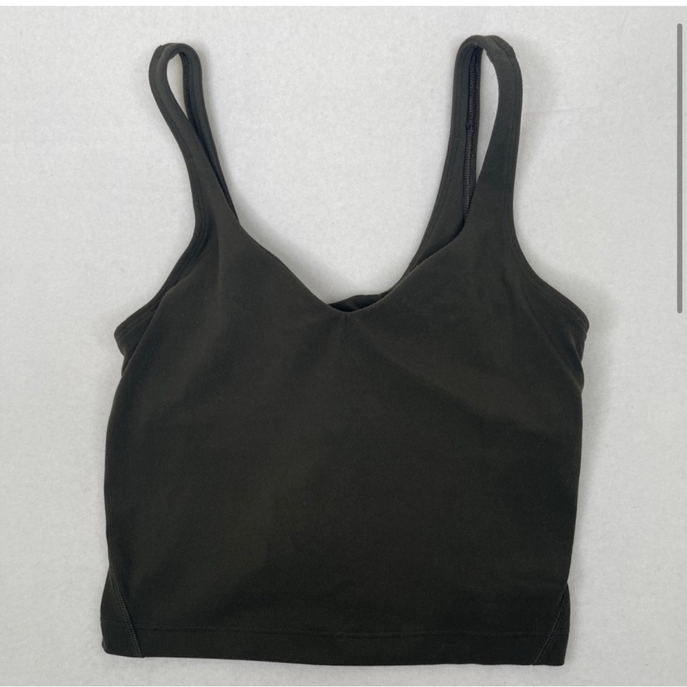Lululemon Align Top Olive Green size 2